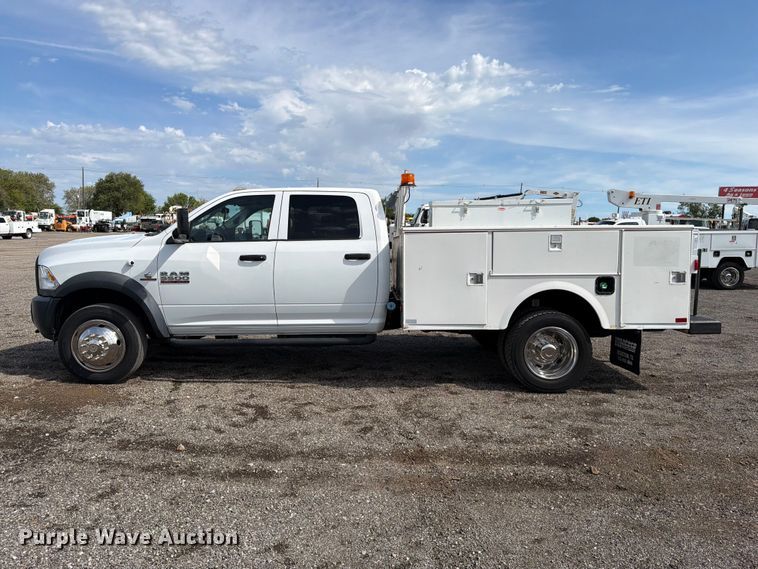 image for item FB5087 2013 RAM 5500 Heavy Duty Crew Cab utility / service truck