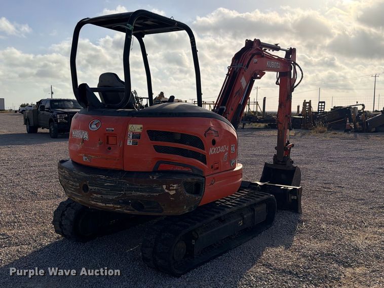 image for item FB8289 2020 Kubota KX040-4 mini excavator