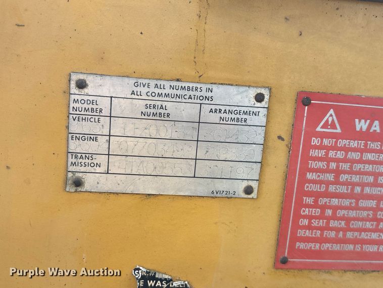 image for item FG0619 1981 Caterpillar 963LGP track loader