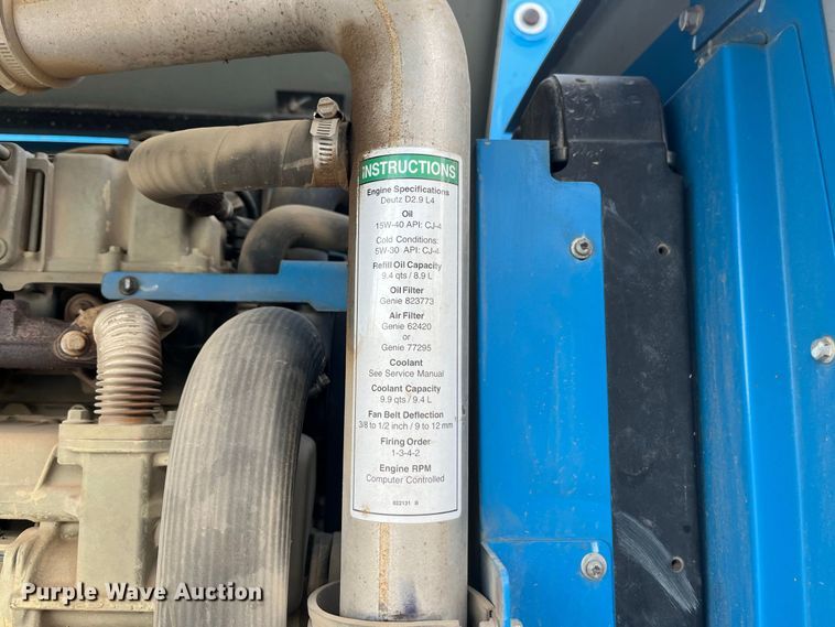 image for item FG0630 2015 Genie S-65 boom lift