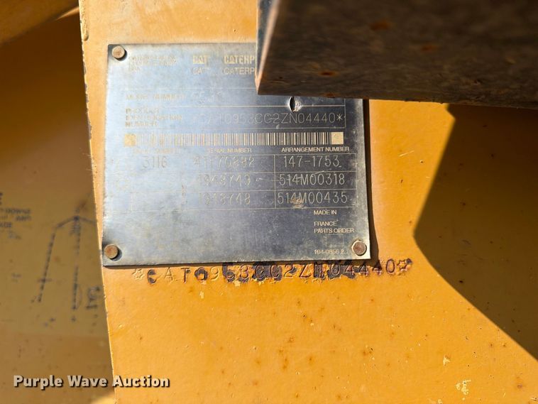 image for item FK3402 2001 Caterpillar 953C track loader