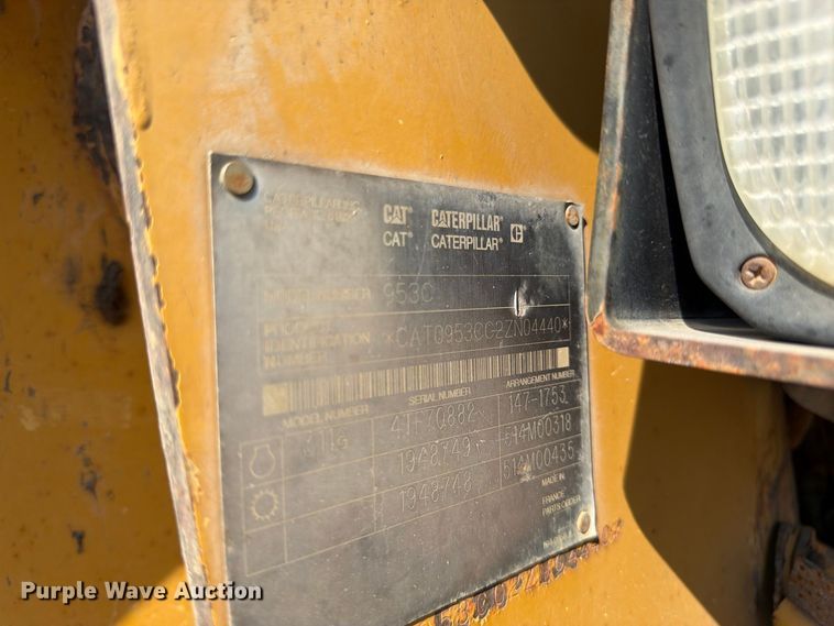 image for item FK3402 2001 Caterpillar 953C track loader