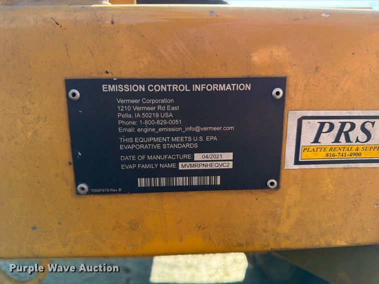 image for item FK3633 2021 Vermeer BC700XL wood chipper