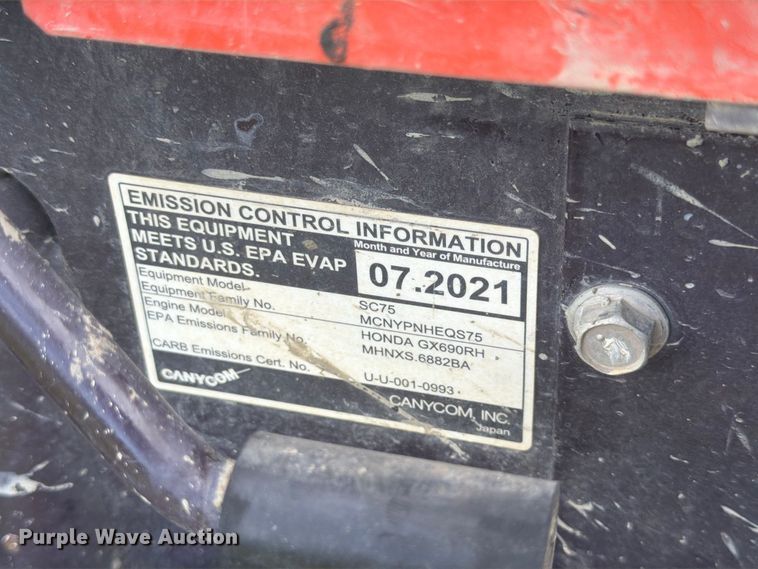 image for item FK3634 2021 Canycom SC75 concrete buggy