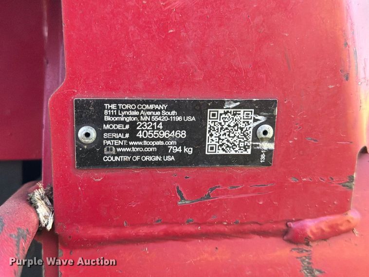 image for item FK3641 2019 Toro STX 38 stump grinder
