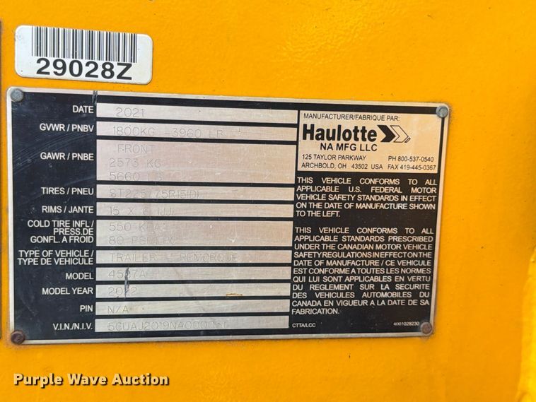 image for item FK3644 2022 Haulotte 4527A boom lift