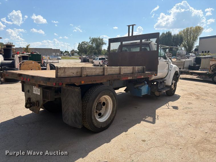image for item FK3667 2011 Ford F750 flatbed truck