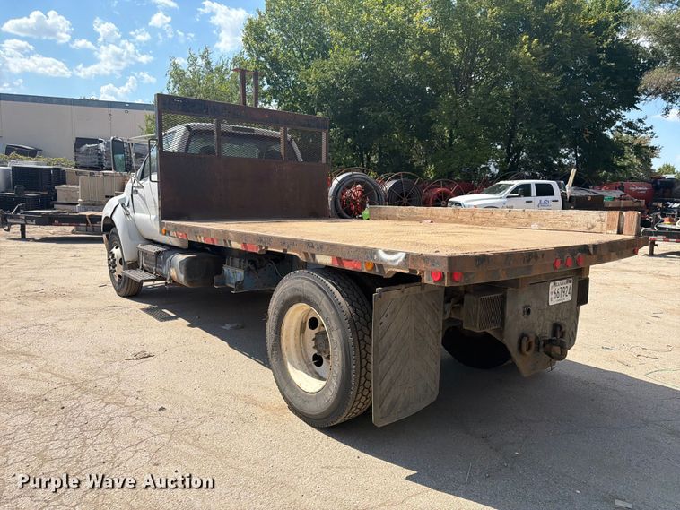 image for item FK3667 2011 Ford F750 flatbed truck