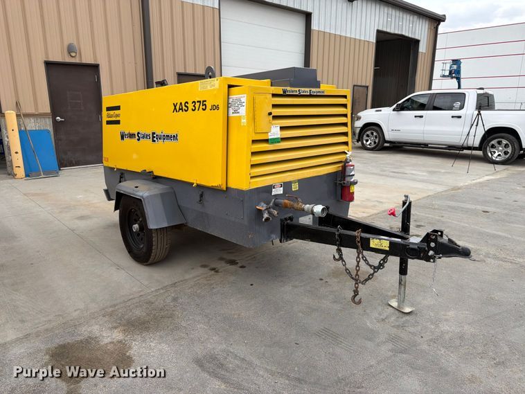 image for item FK4593 Atlas Copco XAS 375 T3 air compressor