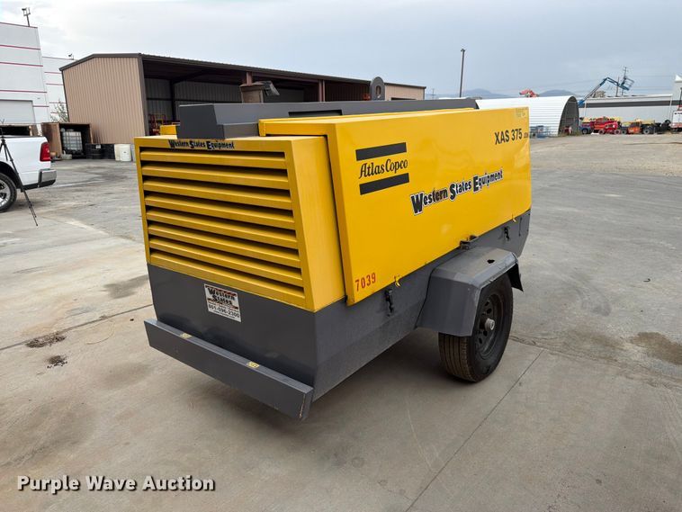 image for item FK4593 Atlas Copco XAS 375 T3 air compressor