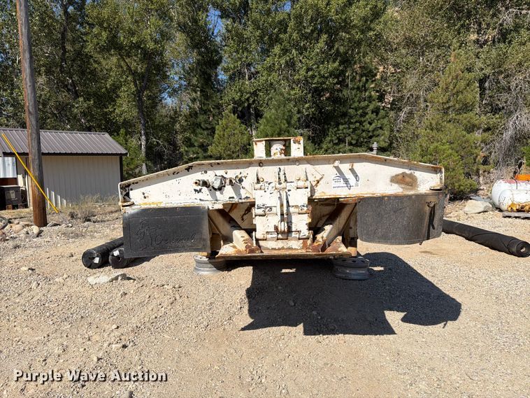 image for item FK4609 1969 Pierce General lowboy equipment trailer