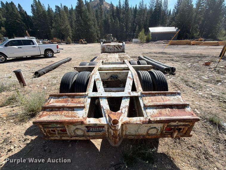 image for item FK4609 1969 Pierce General lowboy equipment trailer