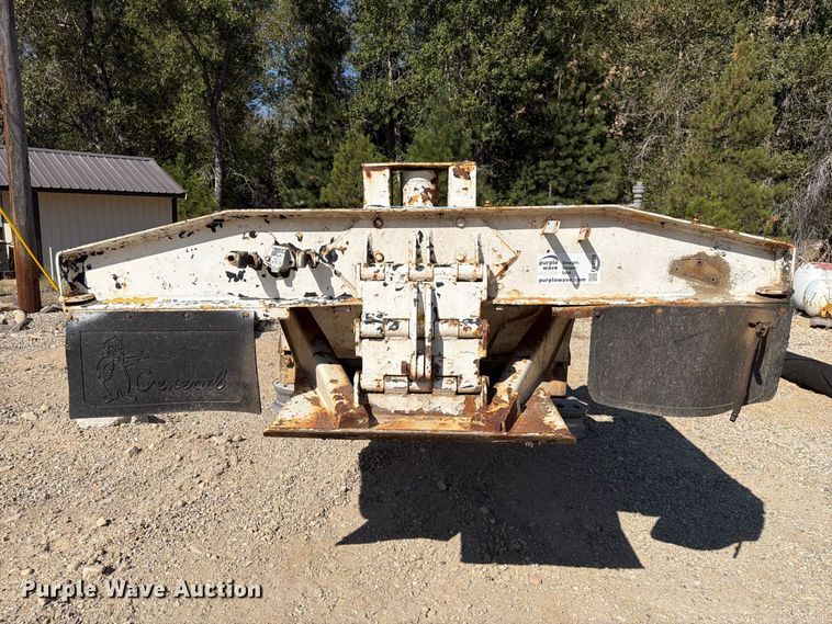 image for item FK4609 1969 Pierce General lowboy equipment trailer