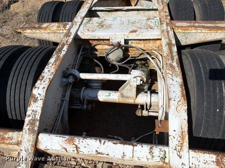 image for item FK4609 1969 Pierce General lowboy equipment trailer