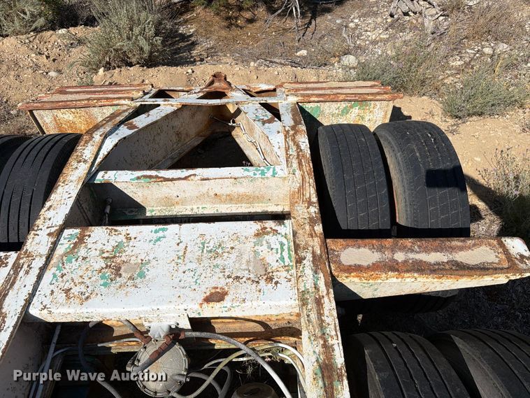 image for item FK4609 1969 Pierce General lowboy equipment trailer
