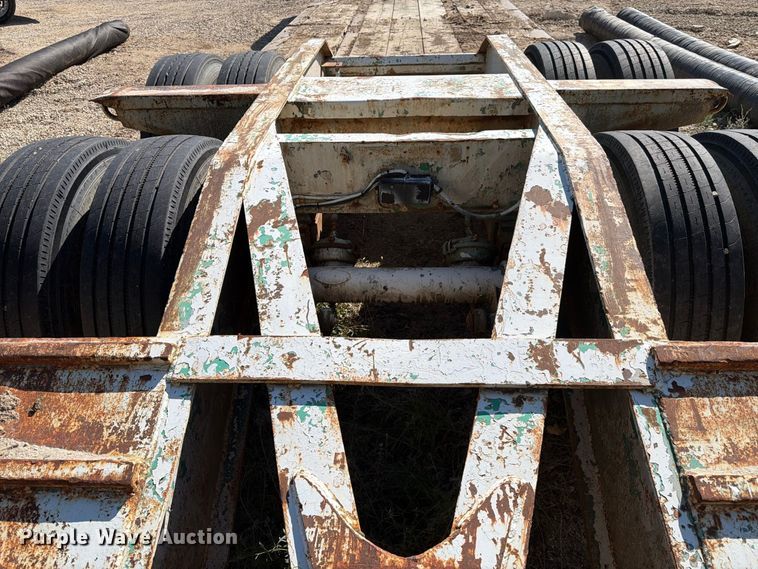 image for item FK4609 1969 Pierce General lowboy equipment trailer