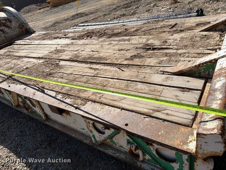 image for item FK4609 1969 Pierce General lowboy equipment trailer