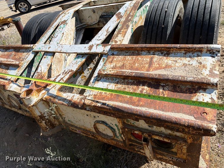 image for item FK4609 1969 Pierce General lowboy equipment trailer