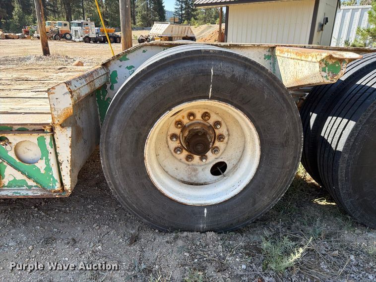 image for item FK4609 1969 Pierce General lowboy equipment trailer