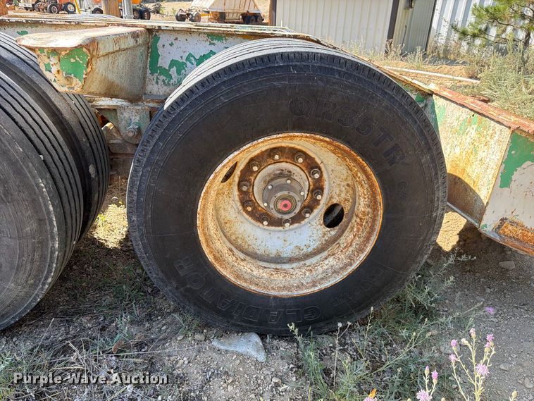 image for item FK4609 1969 Pierce General lowboy equipment trailer