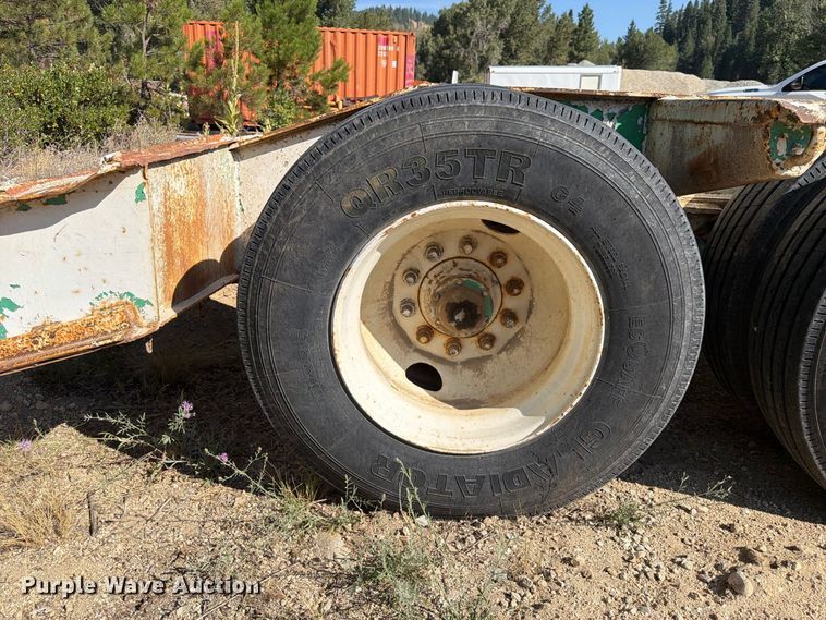 image for item FK4609 1969 Pierce General lowboy equipment trailer