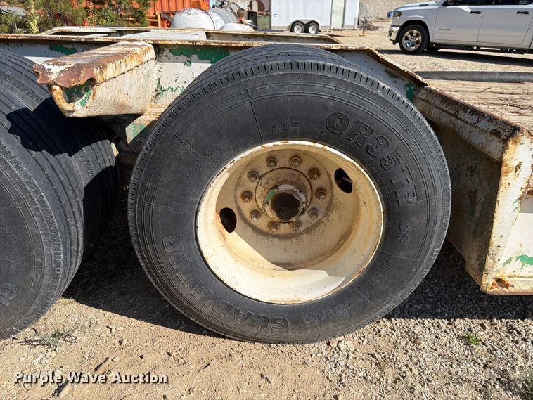 image for item FK4609 1969 Pierce General lowboy equipment trailer