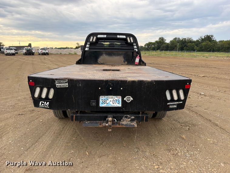 image for item FK5072 2019 RAM 5500 Heavy Duty Crew Cab flatbed truck