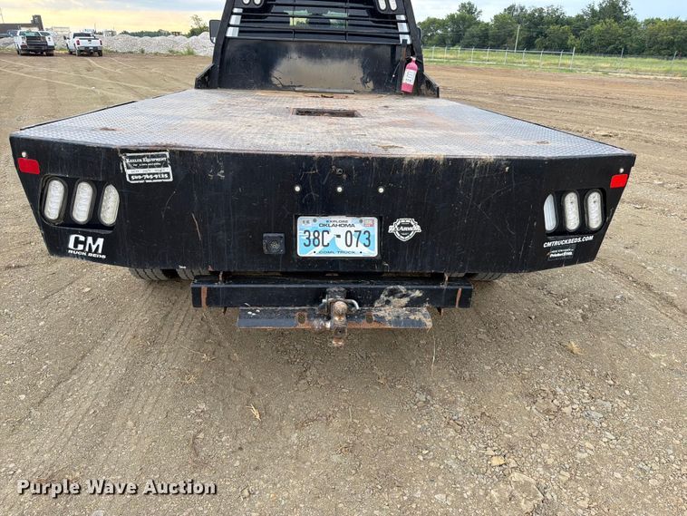 image for item FK5072 2019 RAM 5500 Heavy Duty Crew Cab flatbed truck