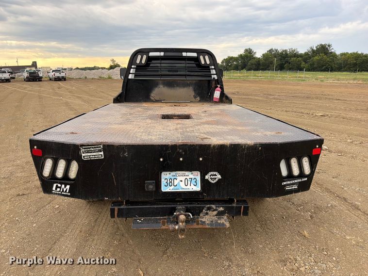 image for item FK5072 2019 RAM 5500 Heavy Duty Crew Cab flatbed truck