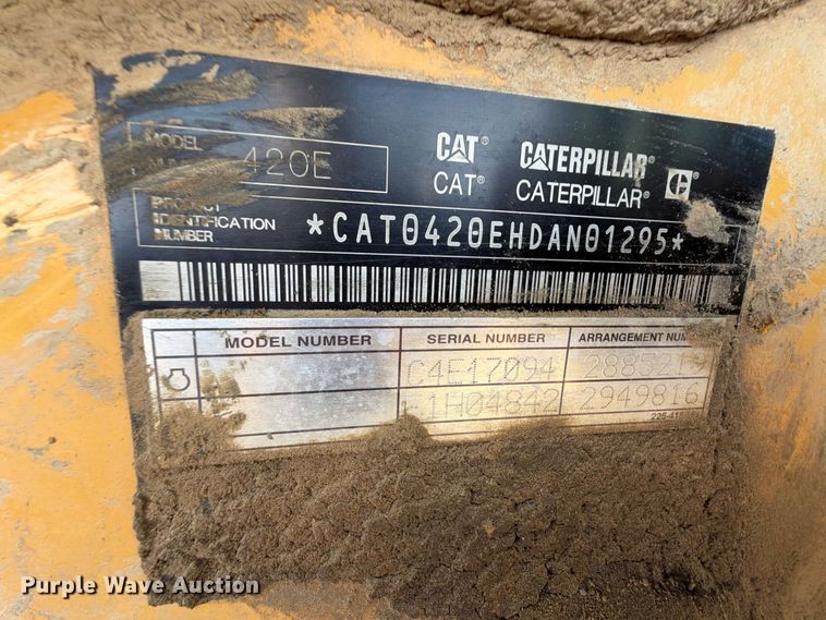 image for item FK5074 2011 Caterpillar 420E IT backhoe