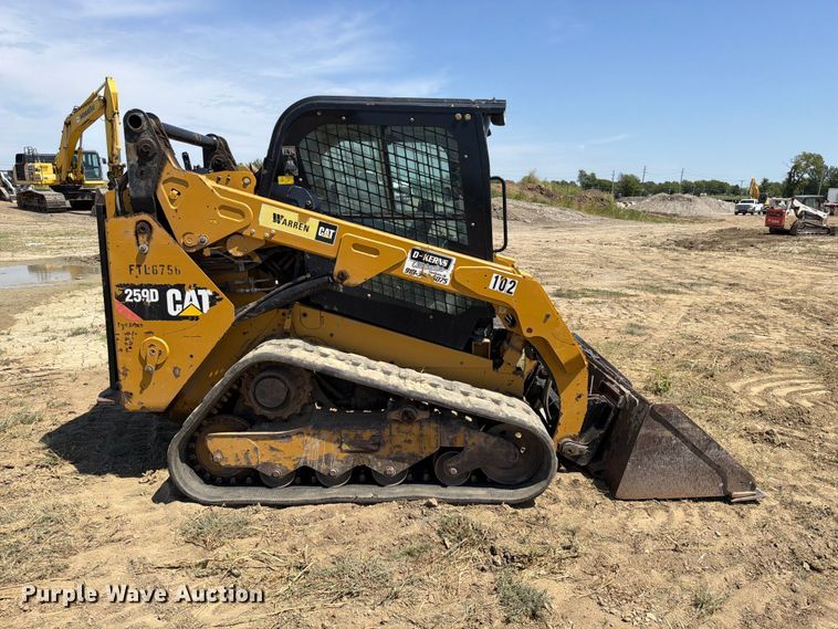 image for item FK5079 2016 Caterpillar 259D tracked skid steer loader