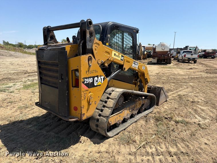 image for item FK5079 2016 Caterpillar 259D tracked skid steer loader