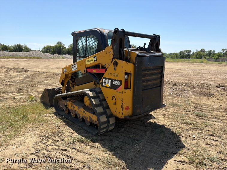 image for item FK5079 2016 Caterpillar 259D tracked skid steer loader