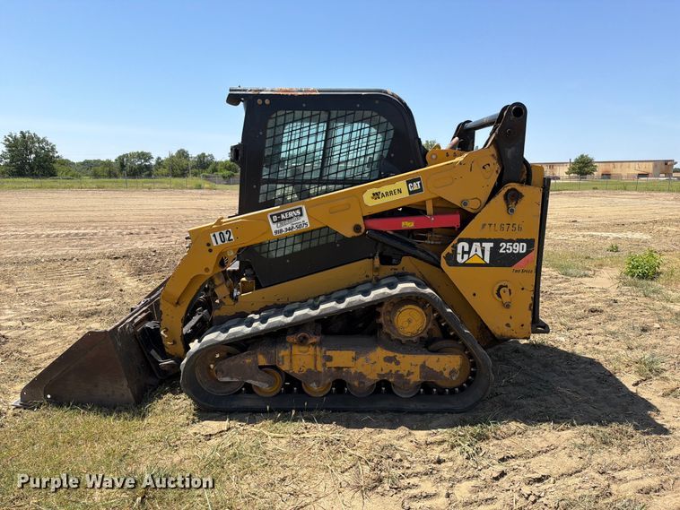 image for item FK5079 2016 Caterpillar 259D tracked skid steer loader
