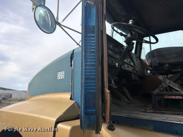 image for item FM7634 1987 Kenworth T600A semi truck
