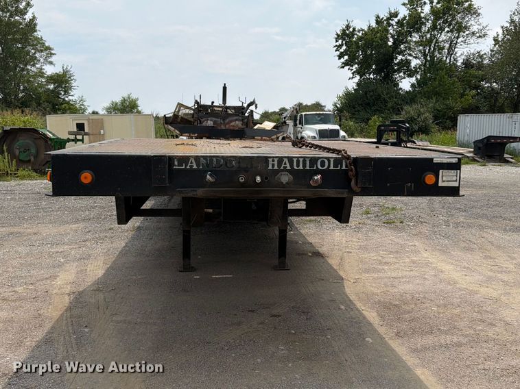 image for item FN5810 1991 Landoll Corporation 317E drop tilt deck equipment trailer