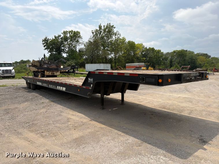 image for item FN5810 1991 Landoll Corporation 317E drop tilt deck equipment trailer