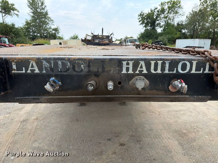 image for item FN5810 1991 Landoll Corporation 317E drop tilt deck equipment trailer