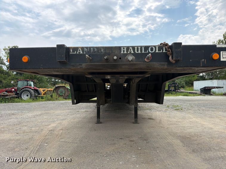 image for item FN5810 1991 Landoll Corporation 317E drop tilt deck equipment trailer