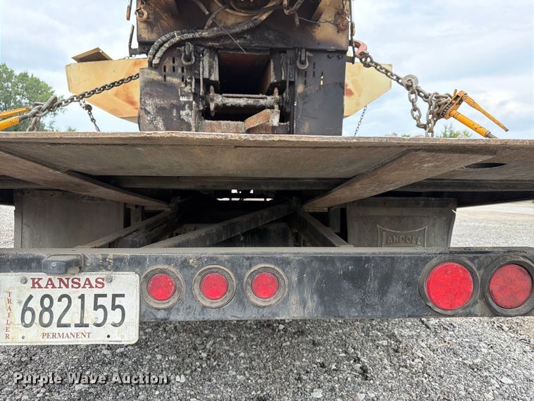 image for item FN5810 1991 Landoll Corporation 317E drop tilt deck equipment trailer