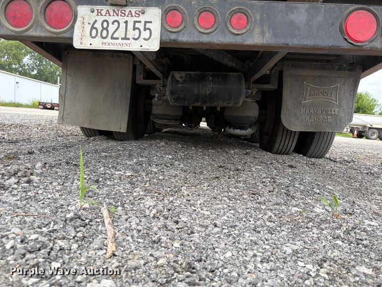 image for item FN5810 1991 Landoll Corporation 317E drop tilt deck equipment trailer