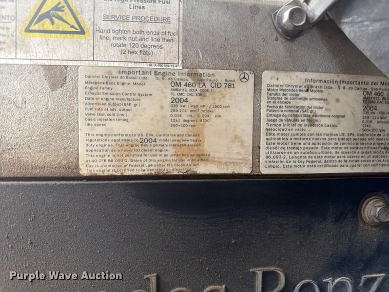 image for item FN5812 2005 Sterling L9500 dump truck