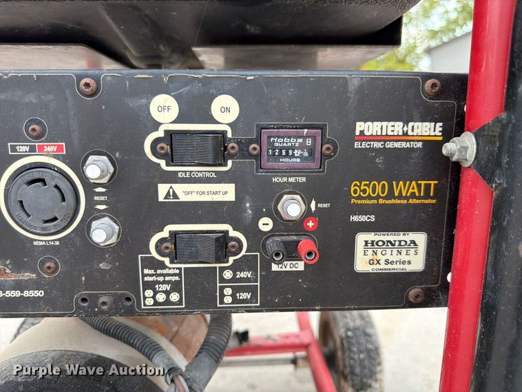image for item FP3020 Porter Cable H650CS generator