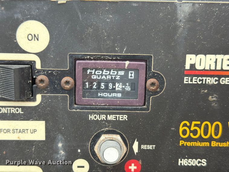 image for item FP3020 Porter Cable H650CS generator