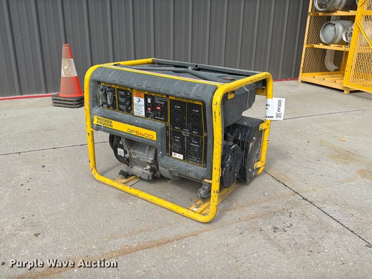 image for item FP3025 2015 Wacker Neuson GP 5600A generator