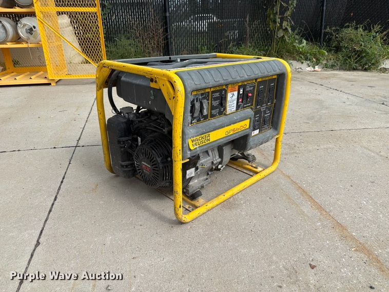 image for item FP3025 2015 Wacker Neuson GP 5600A generator
