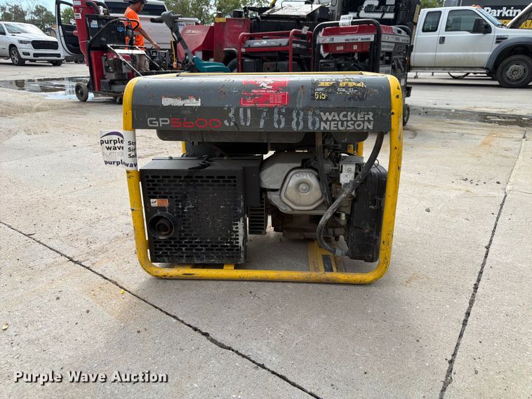 image for item FP3025 2015 Wacker Neuson GP 5600A generator