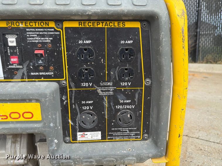 image for item FP3025 2015 Wacker Neuson GP 5600A generator