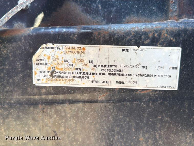 image for item FP3036 2009 CimLine 230DH pothole patcher