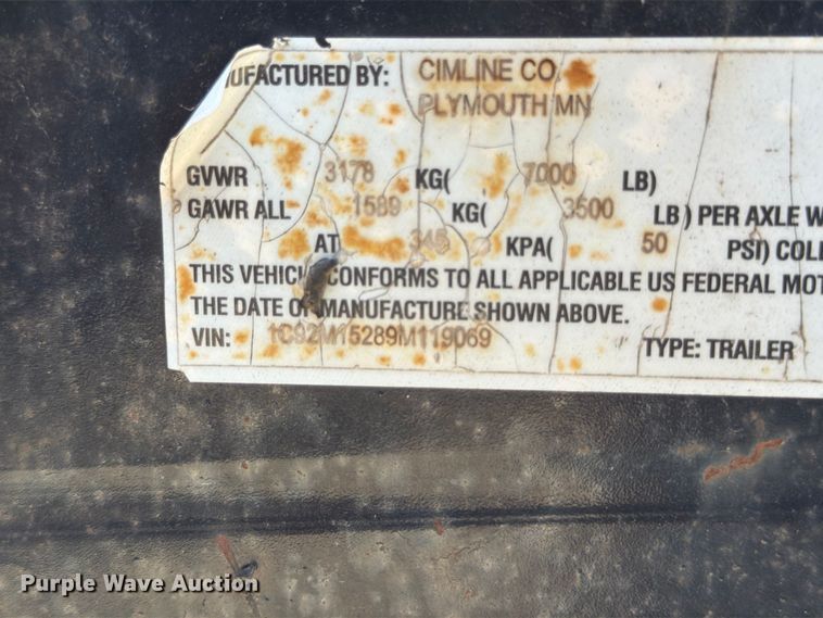 image for item FP3036 2009 CimLine 230DH pothole patcher